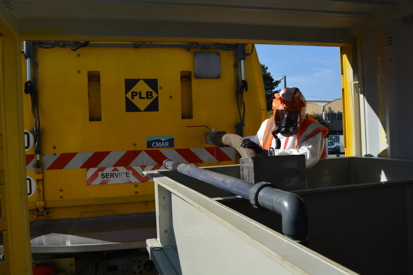 Transport des déchets amiantés