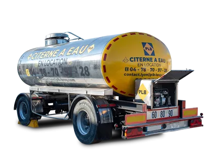 Citerne remorque 12m<sup>3</sup>